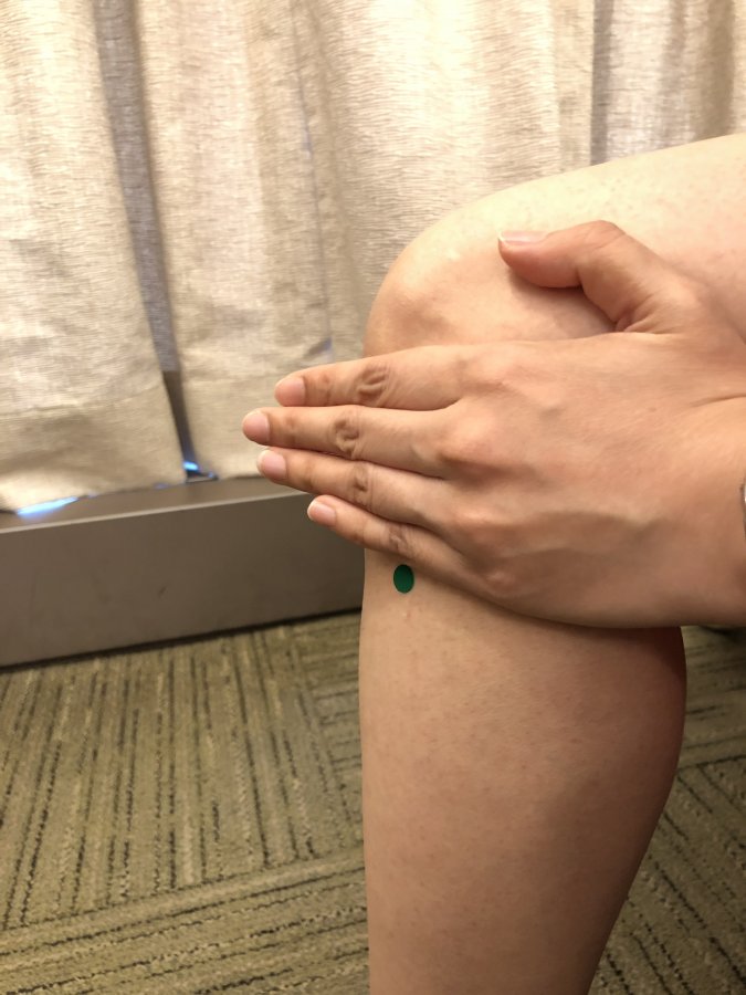 足三里穴小腿前外側外側膝眼下4橫指