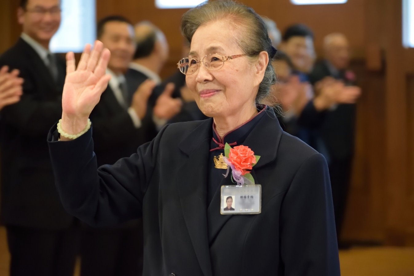 20211119慈濟新聞參考 九旬阿嬤有福報 投入志工超過40年賺歡喜 4