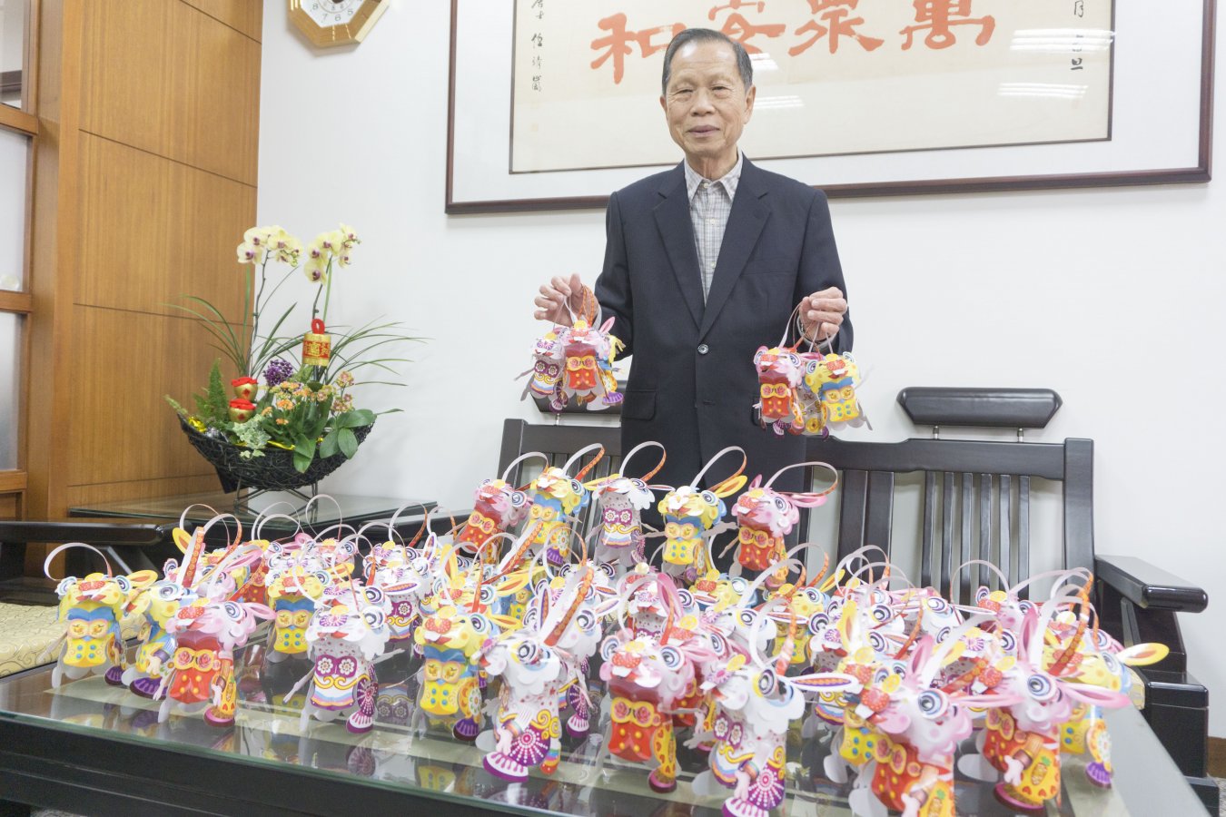 萬和宮小提燈造型可愛討喜蕭董事長說我很喜歡