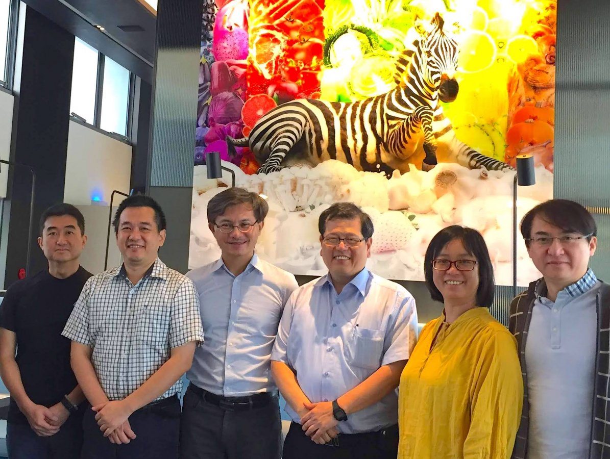 MBI Lab研究中心主持人與合作學者 左起陳君明博士杜政昊博士蘇冠賓教授沈立言教