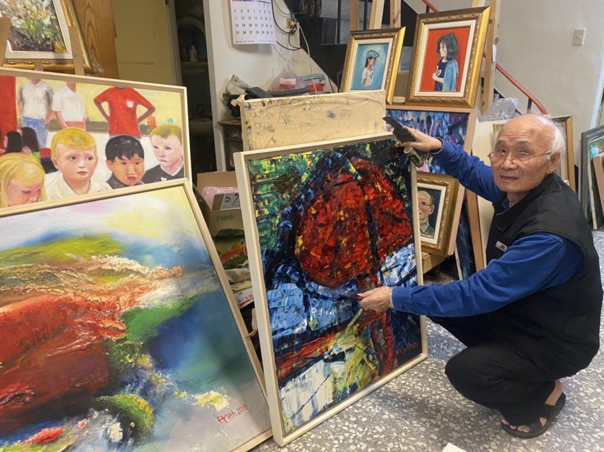 孜孜不倦作畫實現圓夢人生的學人畫家葉豐次教授