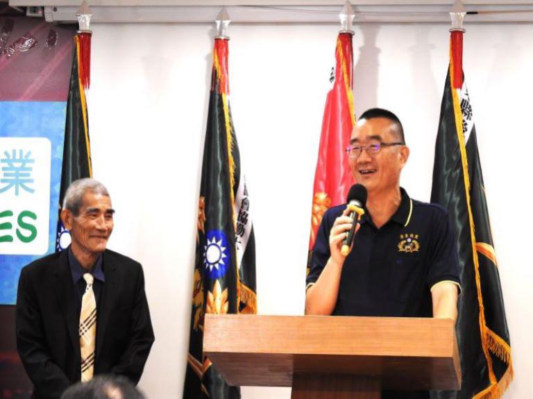 副指揮官夏將軍致詞勉勵