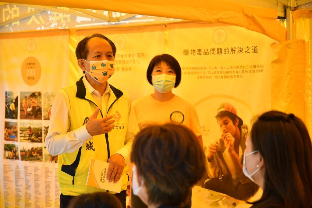 埔里鎮長廖志城希望民眾們做好預防措施來保護自己跟家人