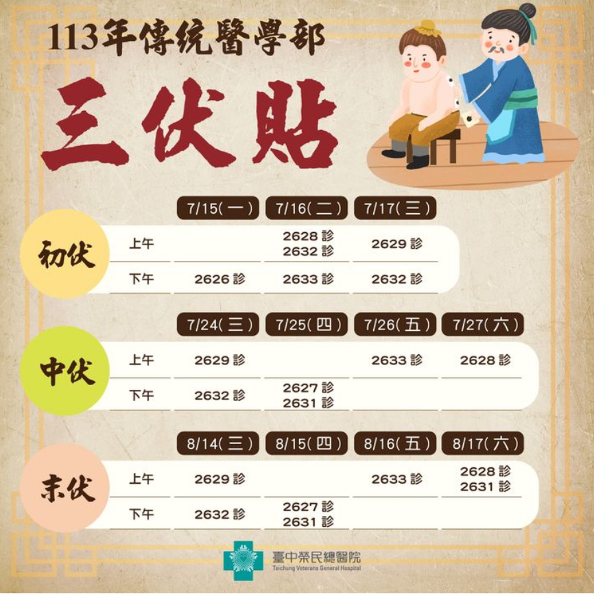 FB三伏貼海報